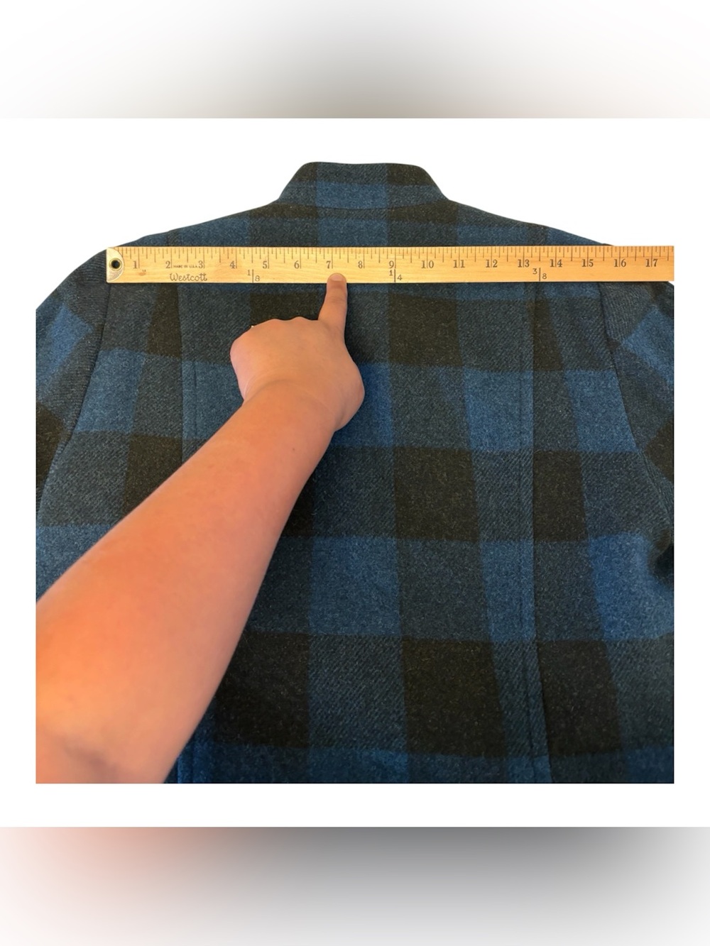 Vintage Pendleton Wool Buffalo Checked Coat Jacket Women’s Size Medium - Picture 11 of 11